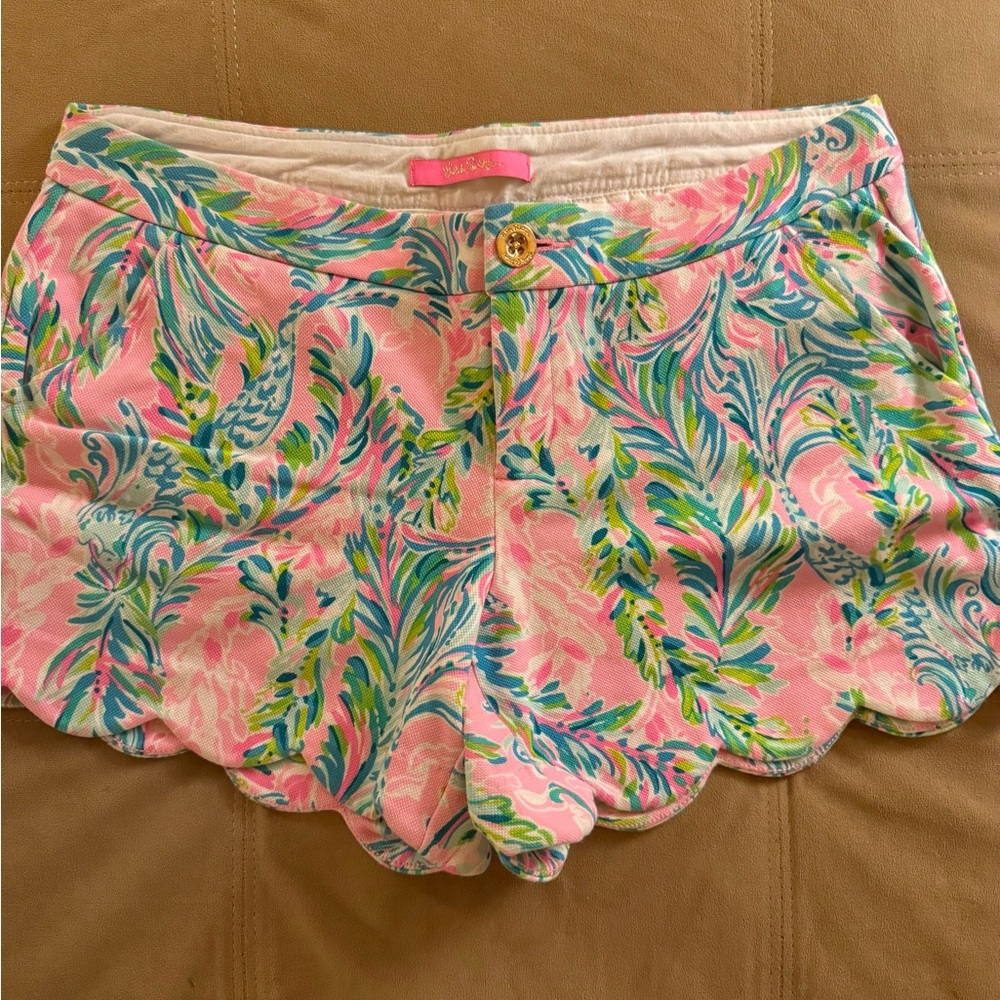 Lilly Pulitzer Pink High Waist Shorts